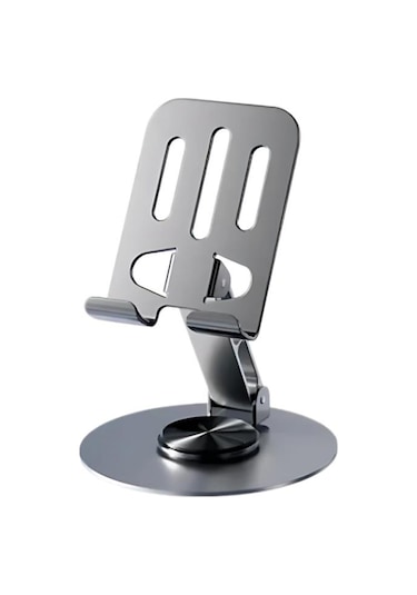 Polham Açı Ve Yükseklik Ayarlı Telefon Ve Tablet Tutucu Stand, Kaydırmaz Masaüstü Dönebilen Stand