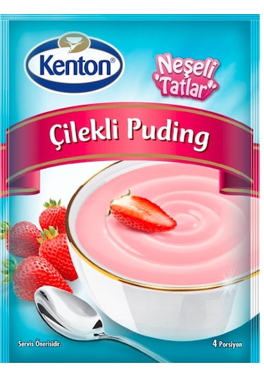 Kenton Puding Neşeli Tatlar Çilekli 8 x 100 G