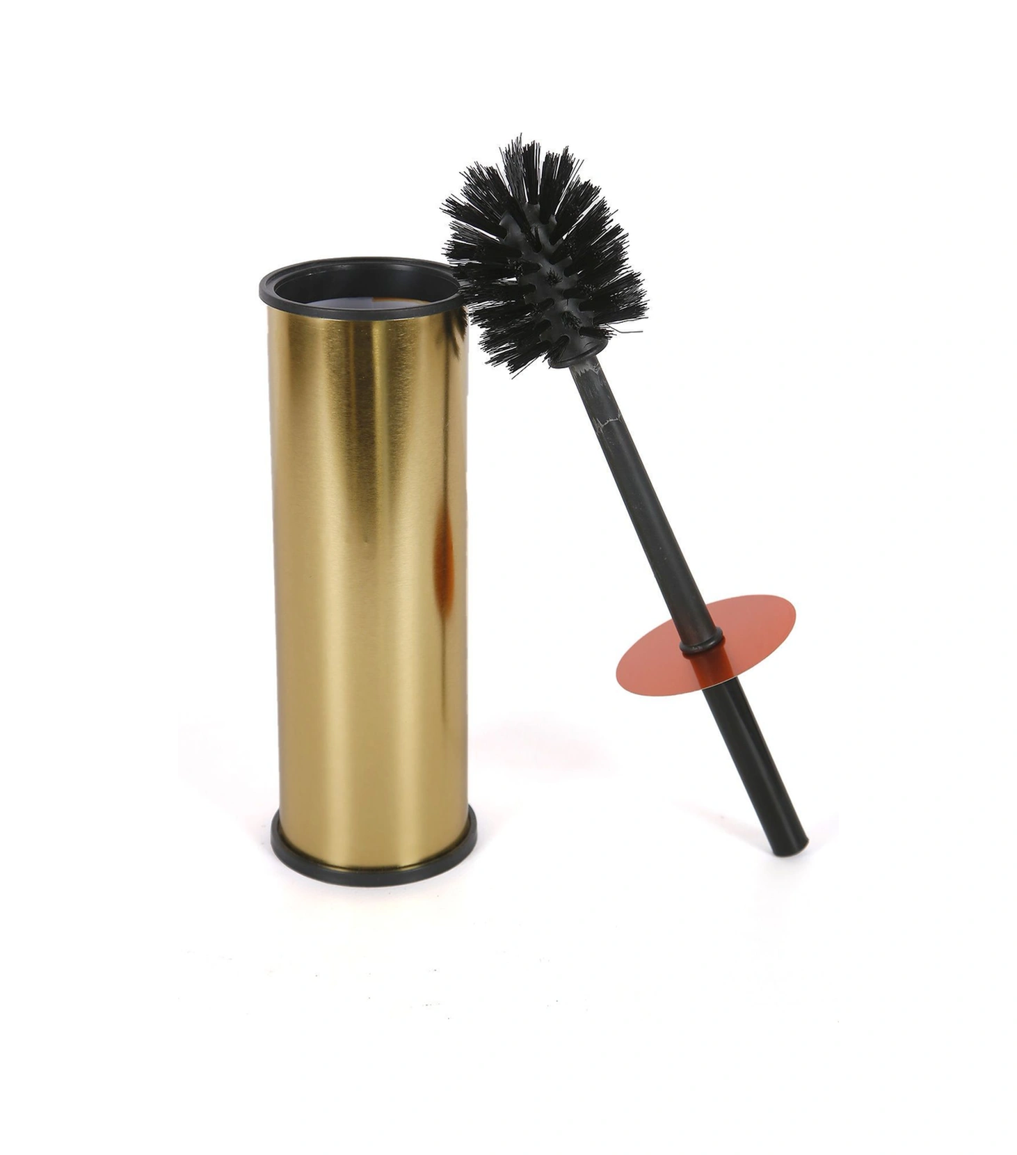 Dekoratif Gold Tuvalet Fırçası Wc Banyo Klozet Fırçası 35 Cm Gold