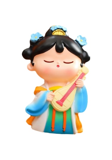 Suntek Çin Tang Kız Heykelcik Koleksiyonu 4,8cmx3,4cmx7,5cm