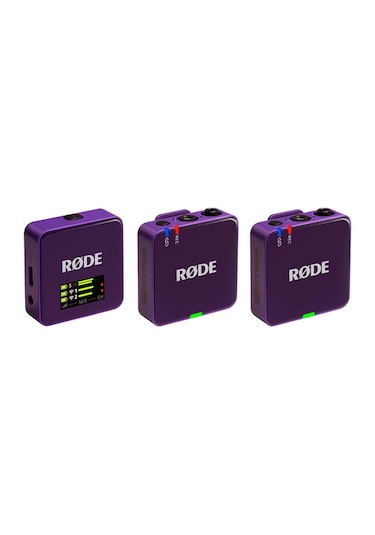 Wireless Go Gen 3 2 Kişilik Kablosuz Yaka Mikrofonu - Purple