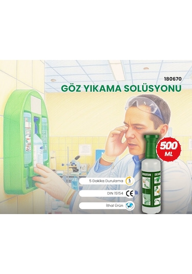 B.braun Göz Duşu Ve Yıkama Solüsyonu 500 Ml