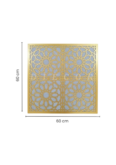 Diecor Led Döşenebilir Asma Tavan Uyumlu 60 60 Tavan Paneli Altın 60 X 60 Model:xa300