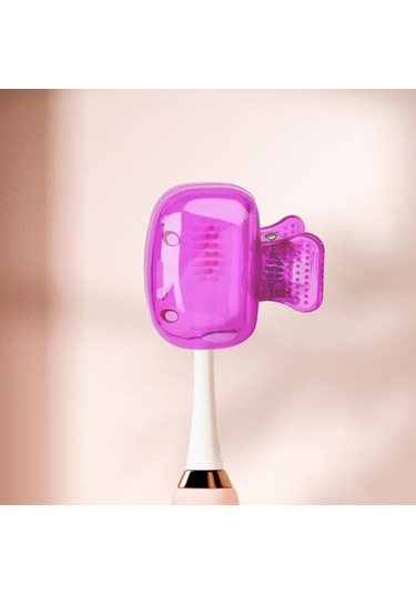 Homyl Diş Fırçası Kafası Kapağı Taşınabilir Seyahat Mor Mor Diğer