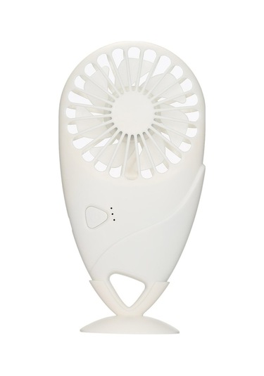 Fortunelane Mini Masaüstü Buzlu Fan, 3 Hız Ayarı, Usb Şarj Edilebilir, Dahili Pil, Beyaz Model: Pd-fs-002
