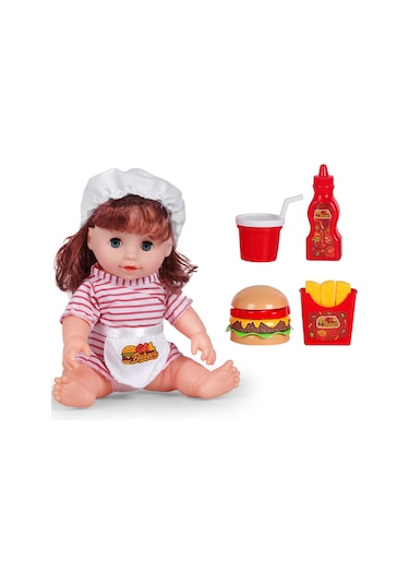 Maide Bebek Burger Yiyor Esmer