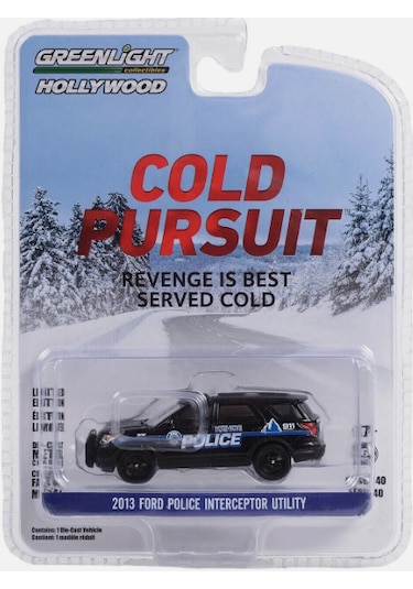 Greenlıght Hollywood 40 Cold Pursuıt 2013 Ford Polıce Interceptor Utılıty Siyah