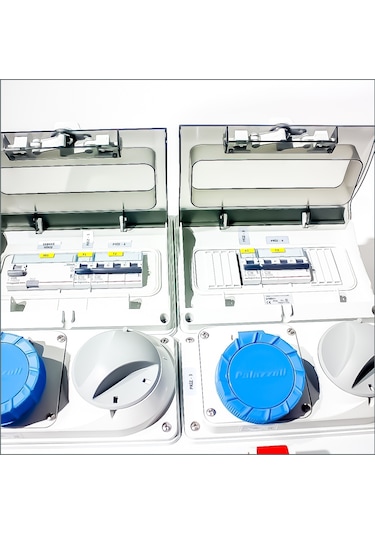 Novsen Ip55 Kombinasyon Panosu 2ad. 3x16a, 2ad. 5x32a Klitli Priz