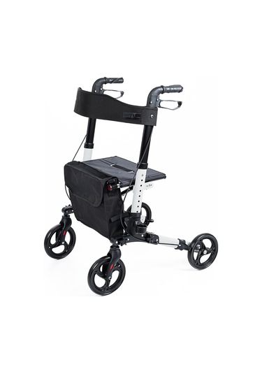 Rölator Mv-9102 Gri Lüx Alüminyum Rolatör Tekerlekli Yürüteç