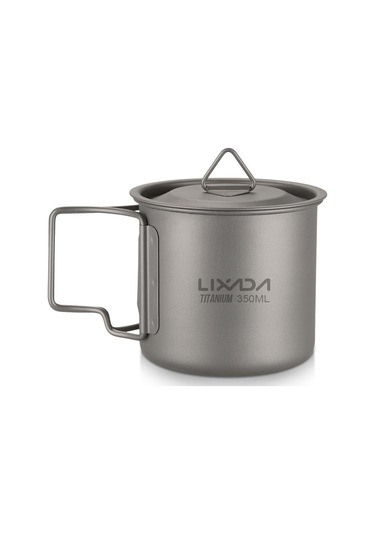 350ml Lixada Ultralight Titanyum Bardak Açık Taşınabilir 300ml/350ml/420ml/550ml/650ml Kamp Piknik Su Bardağı Çok Renkli