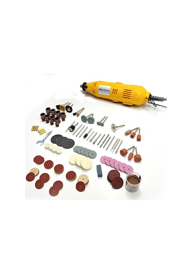 Rolwal Mini Taşlama Gravür Hobi Seti 226 Parça - 32000 Rpm