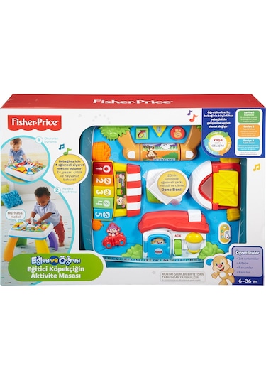 Fisher-Price Eğitici Köpekçiğin Aktivite Masası (TR-ING) DRH44