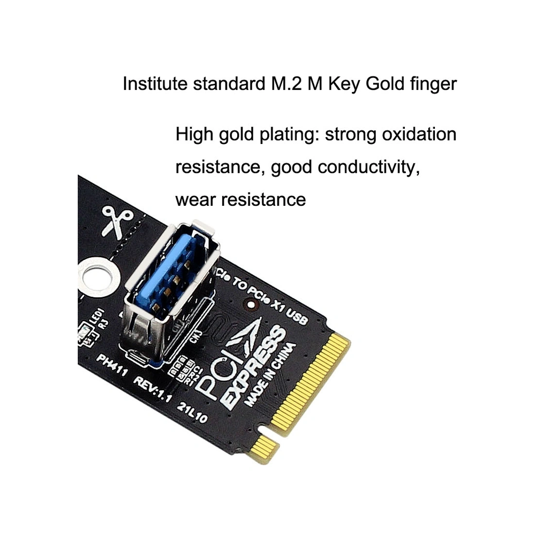 Sones 5 Adet Ngff M.2 Rotor Pcı-e Kanal Usb3.0 Transfer Kartı Grafik Uzatma Transferi Siyah