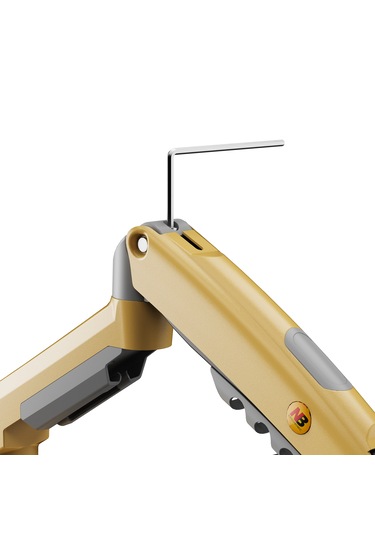 North Bayou Nb F80 Lav Sarısı 17-30" Amortisörlü 2-9 Kg Monitör Standı