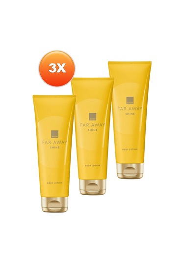 Avon Far Away Shine Vücut Losyonu 3 x 125 ML
