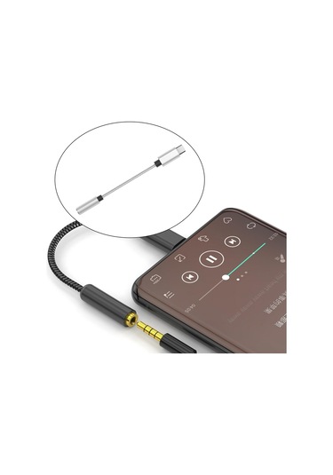 Suntek 3.5 MM Ses Adaptörü Gümüş