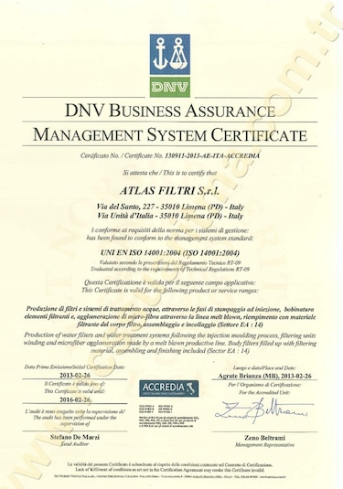 Atlas 10 İnç Kartuş Filtre için Tekli Filtre Kabı