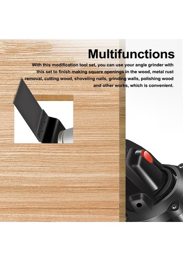 Pazly 100 Tip Açılı Taşlama Seti: Ahşap Kesme, Cilalama, Delik Açma, Metal Temizleme Ev Ve Marangozluk Aksesuarları Seti