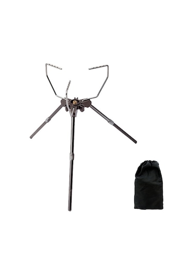 Mountainhiker-açık Kamp Gastank Ve Sobalar Braketi Ayrılabilir-gümüş Gümüş