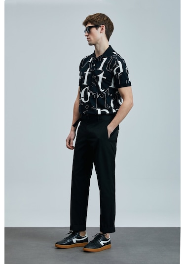Lufian 111040219 Dıamond Smart Erkek Polo Tişört Erkek T-shirt SIYAH Lufian 111040219 Dıamond Smart Erkek Polo Tişört Erkek T-shirt SIYAH