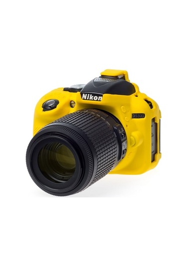 Easycover Nikon D5300 Silikon Kılıf Ecnd5300Y (Sarı)