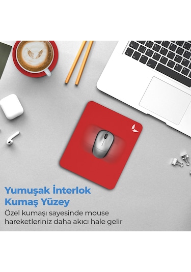 Golite Küçük Mouse Pad Kırmızı 18X22