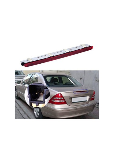 Sointeresting Mercedes-benz C-class W203 2000-2007 İçin Araba Durdurma Fren Lambası Yüksek Monteli Fren Lambası Arka Stop Lambası A2038200156