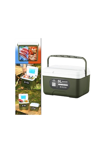 Suntek 9l Soğutucu Çanta Catering Therma Yiyecekleri Araba Haki