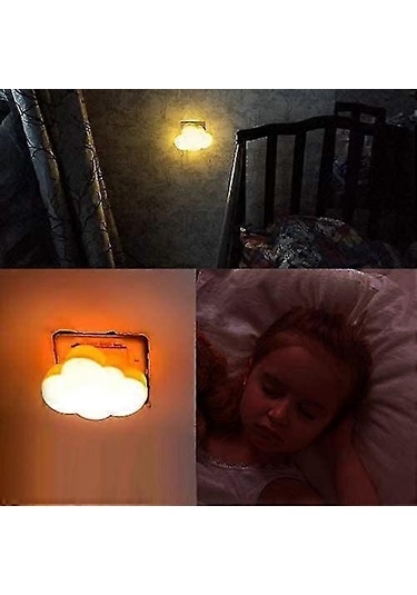 Çocuklar Ve Yetişkinler İçin Sensörlü Led Gece Lambası, Sevimli R Çok Renkli