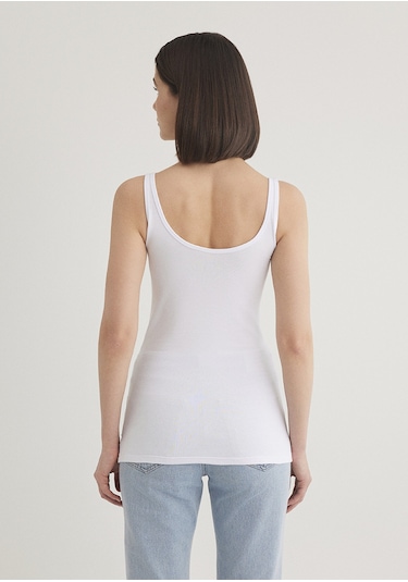 Mavi - Beyaz Basic Atlet 164156-620