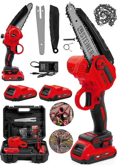 Steiner 198 Vf 10 Ah 25 Cm Bakır Sargı Akülü Dal Kesme Budama Red