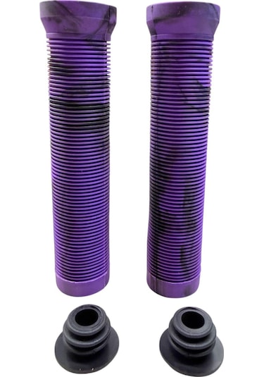 Mtb Bmx Dirt Jump Freeride Elcik Silikon Bisiklet Elcik Kaymaz Yapı 160 Mm Bisiklet Elciği Mor Mor - Siyah