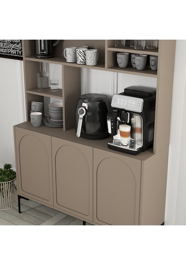 Lyon Kahve Köşesi 120cm - Atlas / Siyah