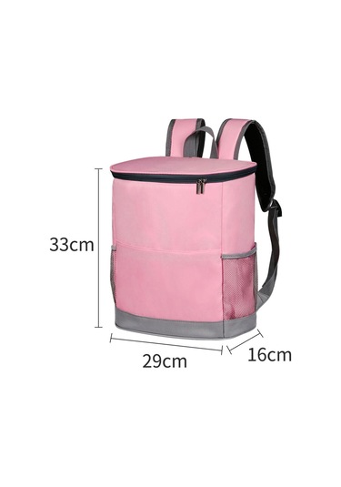 Suntek Soğutucu Sırt Çantası Yalıtımlı Yumuşak Pembe
