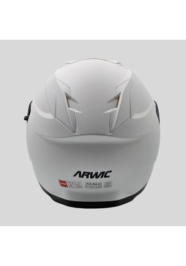 Arwic AR935 Mat Çene Açılır Ece-R 22.06 Motosiklet Kaskı Beyaz