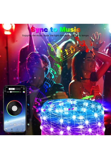 Dize Işıklar Usb İle Güçlendirilmiş Değişen Pırıltı Çok Renkli