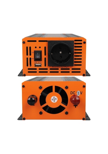 Powermaster Pm-1500b 24 Volt 1500 Watt Led Ekranlı Power Inverter