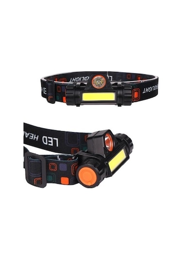 Cata Ct-9120 Mir Led Kafa Feneri (şarjlı) Çift Fonksiyonlu Siyah