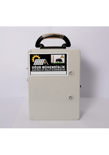 Elektrikli Çit 24ah Set-6 Domuz Kovucu Cihazı 50 Watt Panel 1000
