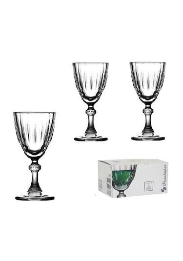 Paşabahçe 440113 Diamond Ayaklı Kahve Yanı Su Bardağı 49 Cc 6 Lı