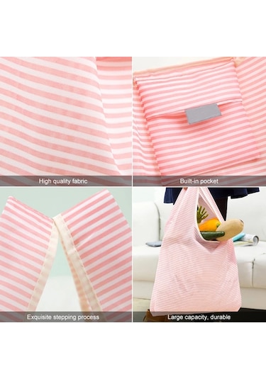 Sones Baskılı Katlanabilir Alışveriş Çantası Büyük Kapasiteli Saklama Poşetleri Koyu Mavi Gypsophila Diğer