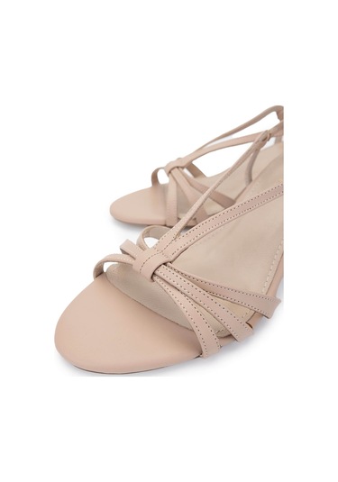 Tamer Tanca Kadın Vegan Bej Topuklu Ayakkabı 932 2941 Bn Ayk Y25 Nude Nude