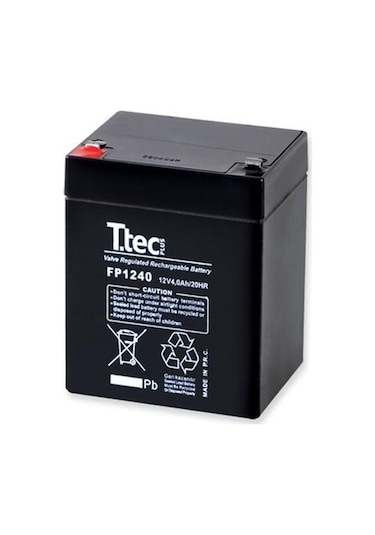 Ttec 12 Volt 4.5 Amper Bakımsız Kuru Akü