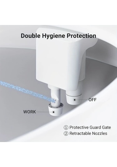 Willowhaven Ultra İnce Rv Klozet Parçası G1 2 Asya Avustralya İngiltere Uyumlu Akıllı Bidet