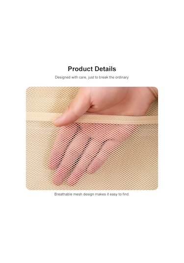 6 + 6 Izgaralı İç Çamaşırı Saklama Çantası Dokumasız Çift Taraflı Asılı Saklama Çantası Gri Çok Renkli