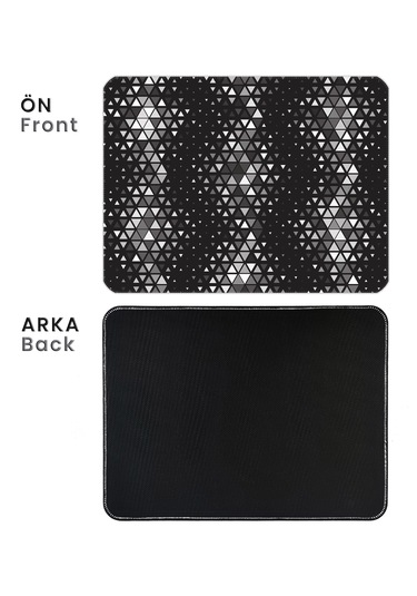 İlyuka 40x30cm Gaming Oyuncu Mousepad Geometric Shapes Mp234030