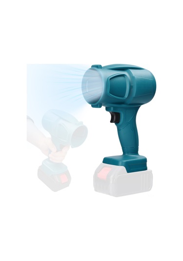 Youtek Taşınabilir Yüksek Güçlü Lityum Pil Destekli Turbo Fan - Şarjlı Güçlü Üfleyici, Makita Pil Uyumlu