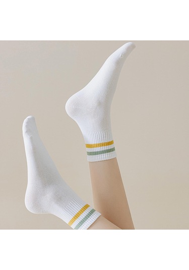 Lemestar Kadınlar İçin Yüksek Kaliteli Pamuklu Orta Boru Socks, Isı Sağlar, Konforlu Ve Dayanıklı, Sonbahar/kış Günlük Kullanıma Uygun Pembe