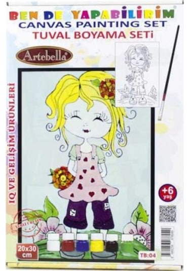 Artebella Tb-04 Tuval Boyama Seti 20x30 Cm