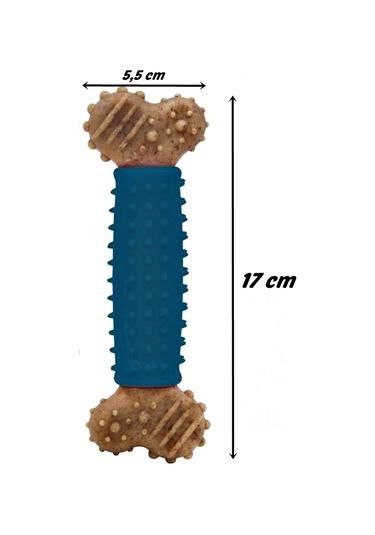 Tırtıklı Sert Kemik Köpek Oyuncağı 17 CM